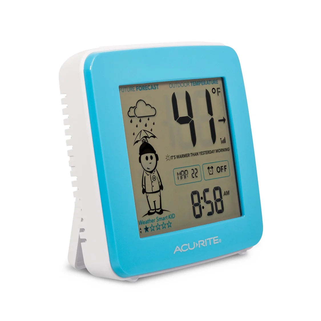 What to wear acurite weather station angled view