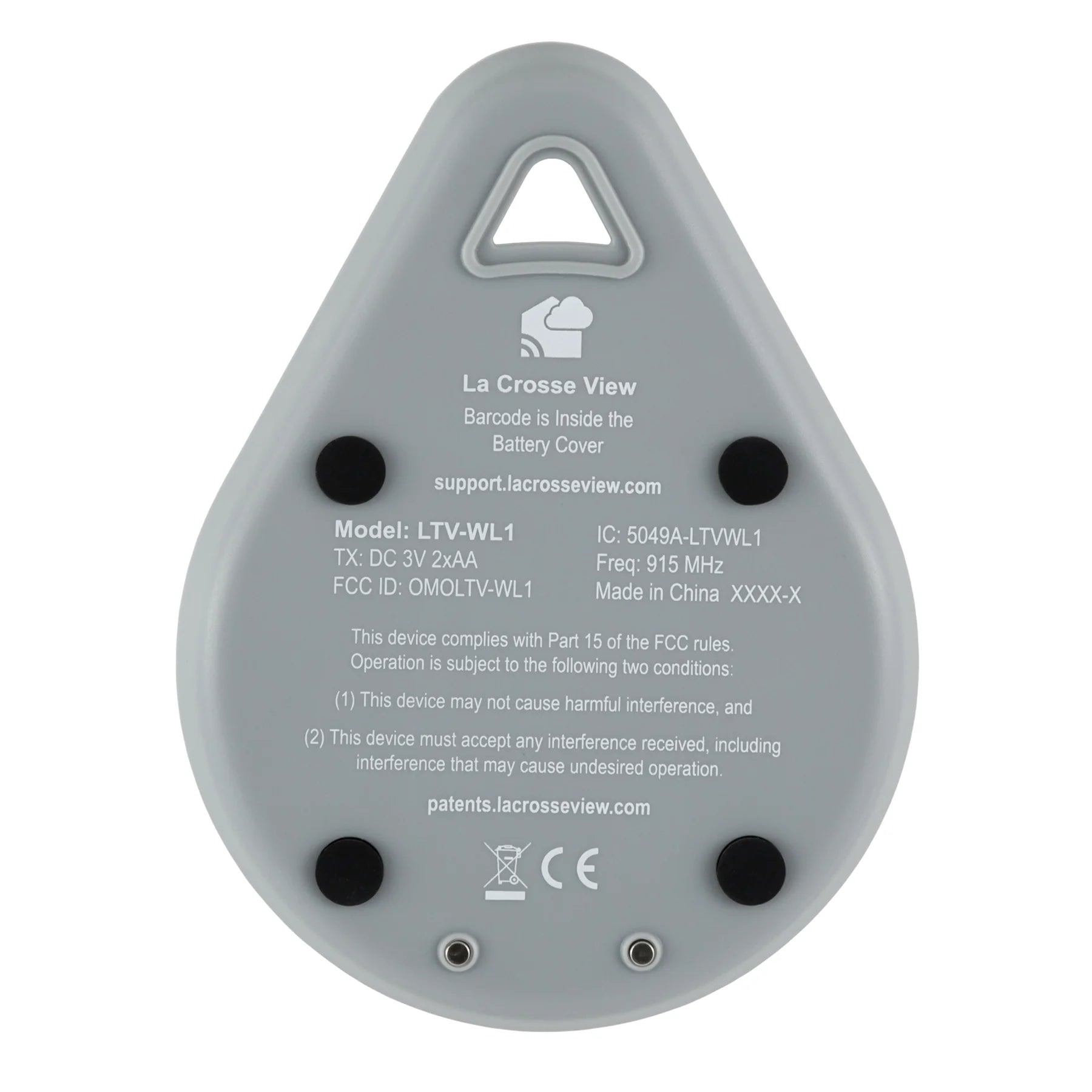 Water Leak and Temperature Sensor - La Crosse Technology - Weathershack