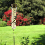 Conant Décor Grande View Rain Gauge in Satin Nickel - Weathershack