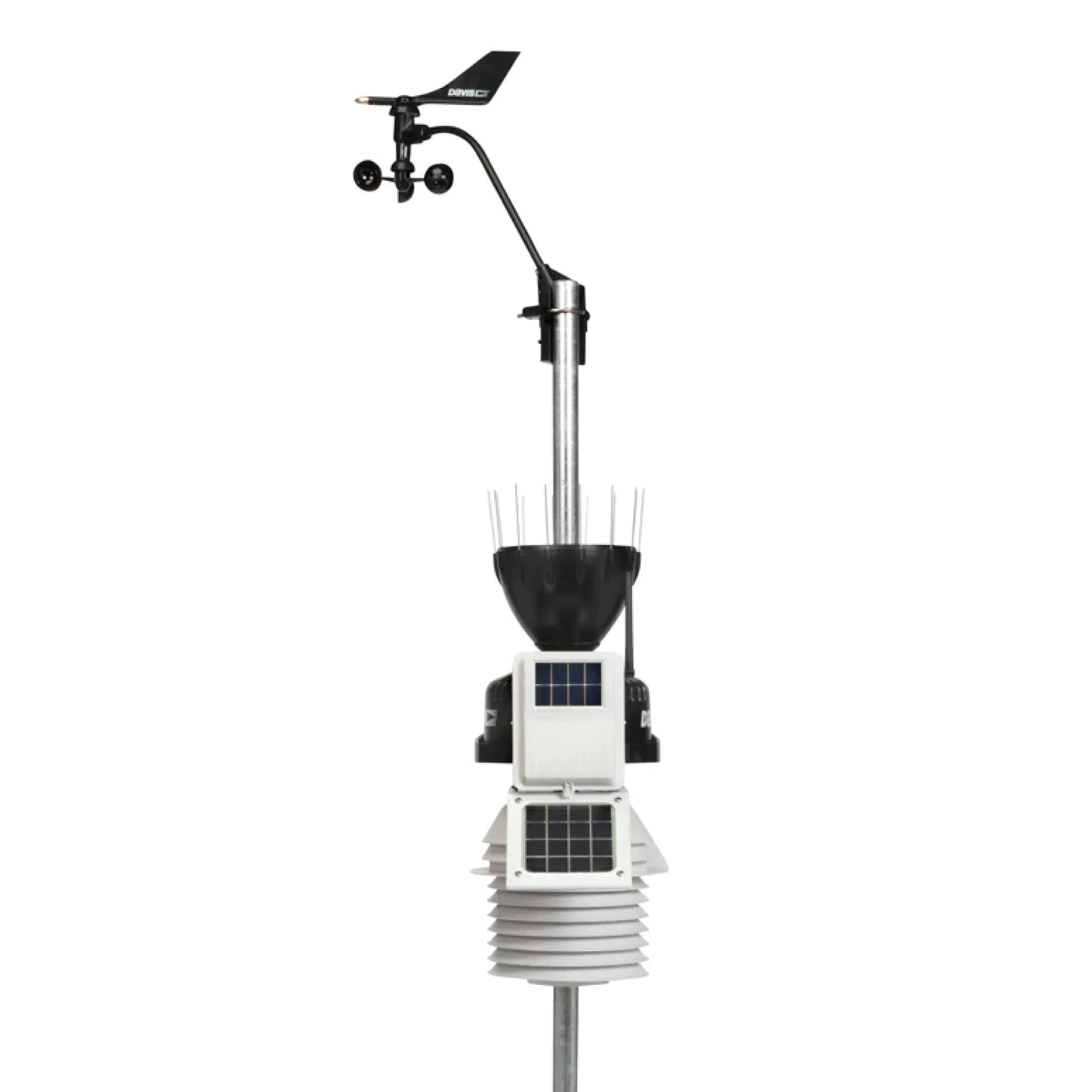 Davis Wireless Vantage Pro2 weather station with 24-Hour Fan-Aspirated Radiation Shield