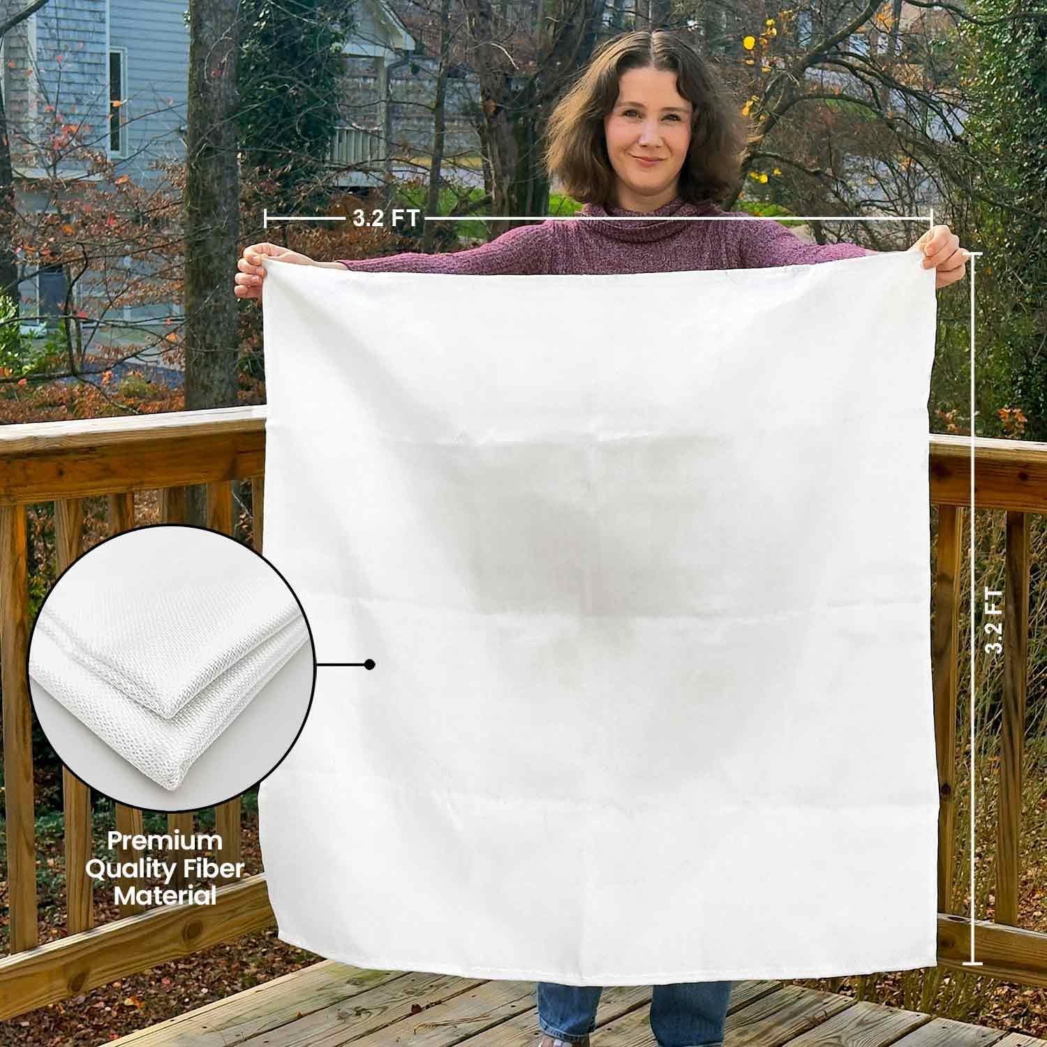 Fire Emergency Blanket for Home, Kitchen and Outdoor - 40” x 40” - Weathershack