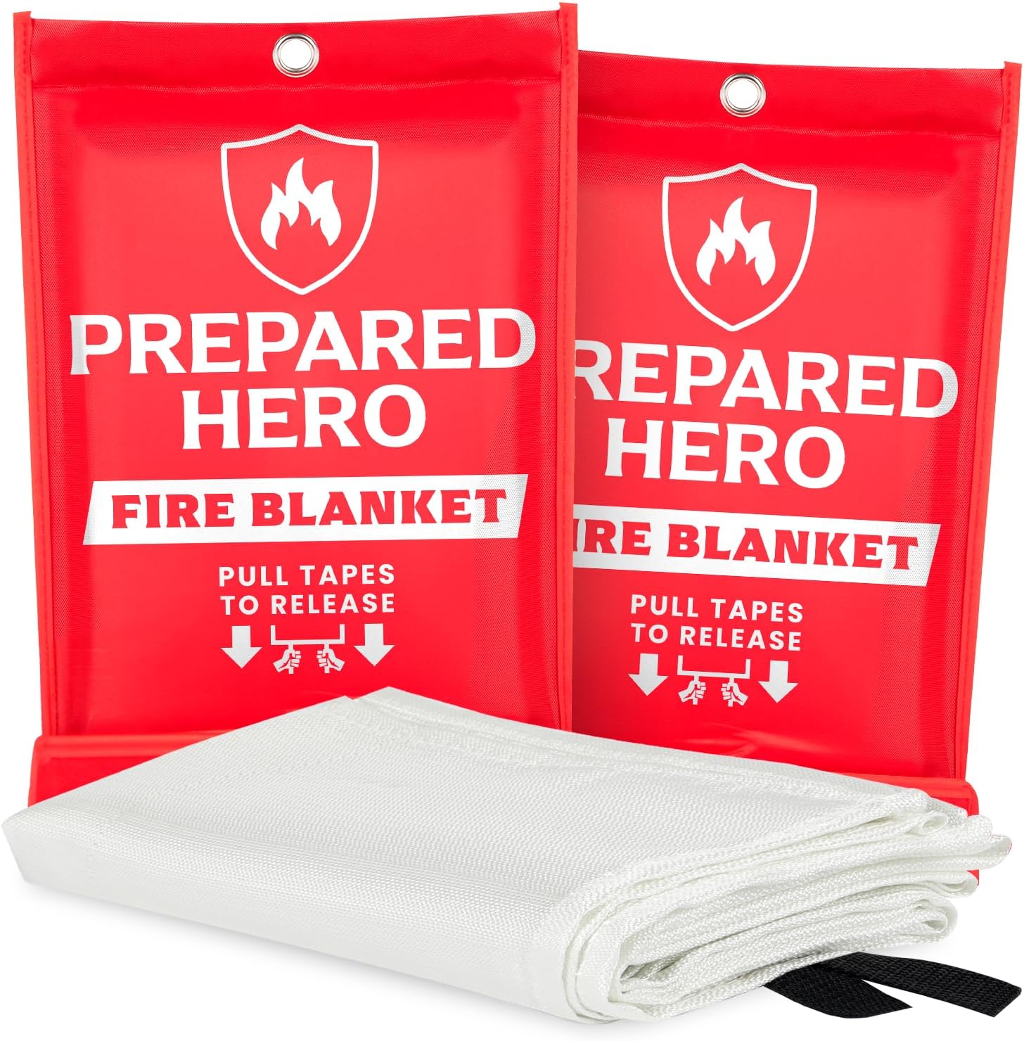 Fire Emergency Blanket for Home, Kitchen and Outdoor - 40” x 40” - Weathershack