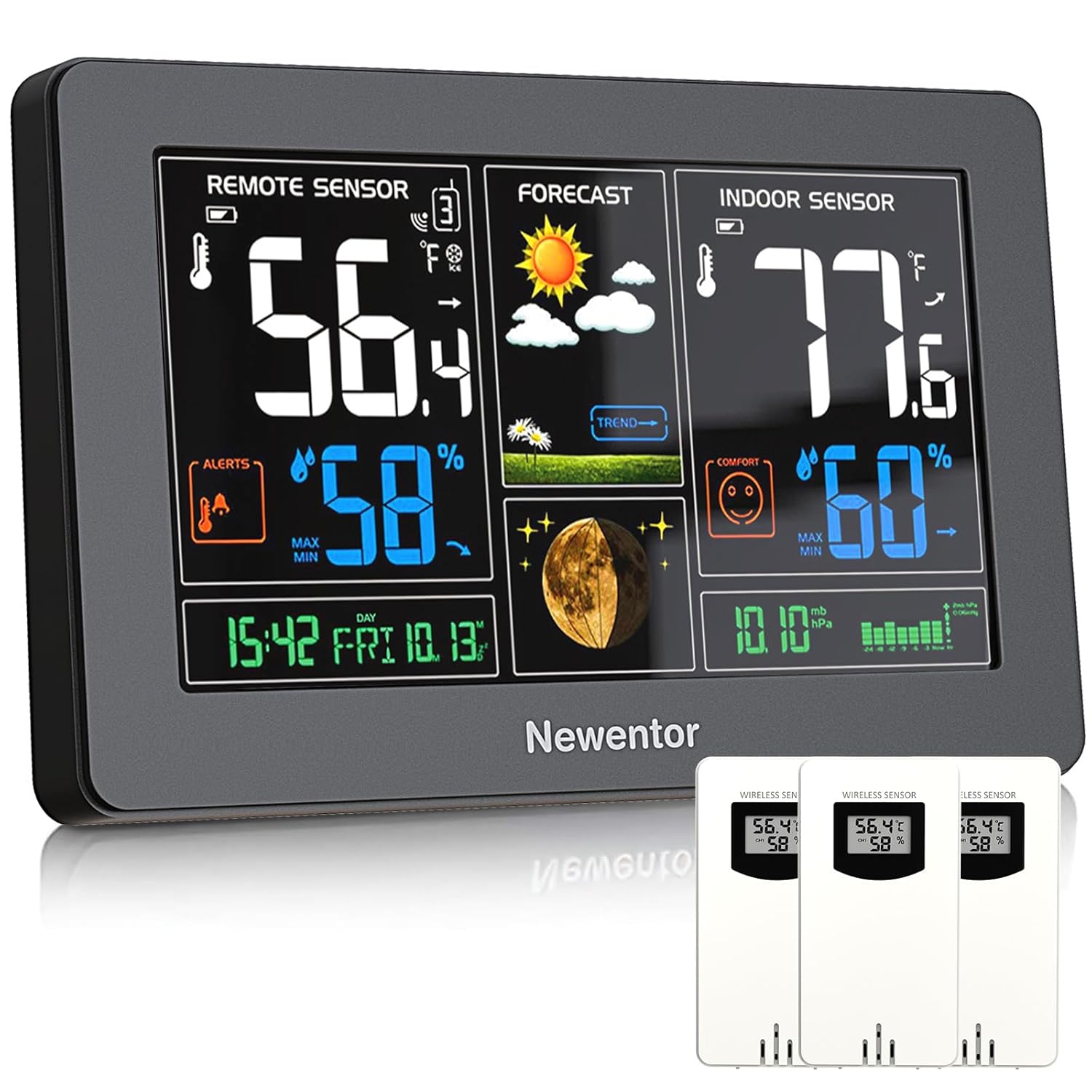 Newentor Wireless Weather Station  Indoor Outdoor Thermometer - Weathershack