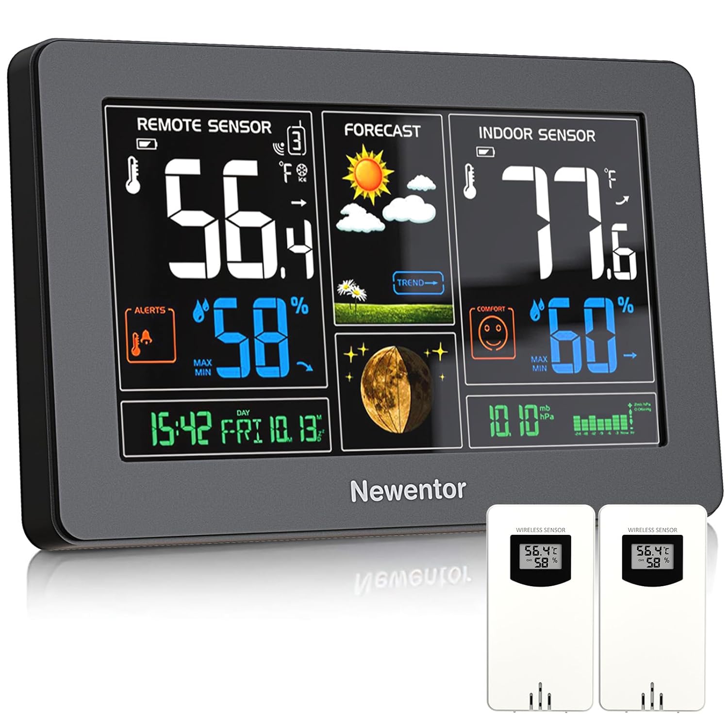 Newentor Wireless Weather Station  Indoor Outdoor Thermometer - Weathershack
