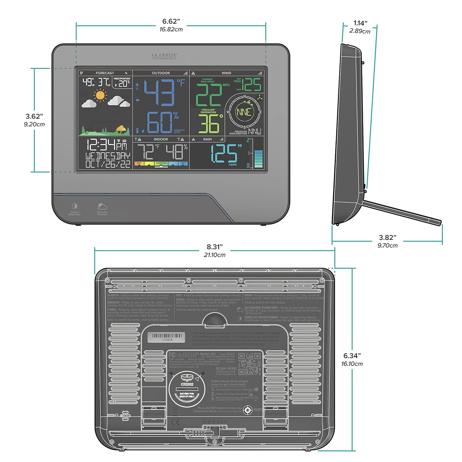 La Crosse Technology V41 Wi-Fi Professional Weather Station - Weathershack