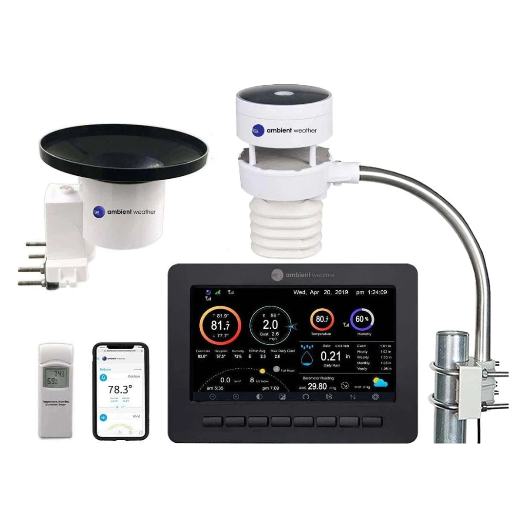 Ambient Weather WS-5000 Ultrasonic Professional Smart Weather Station - Weathershack