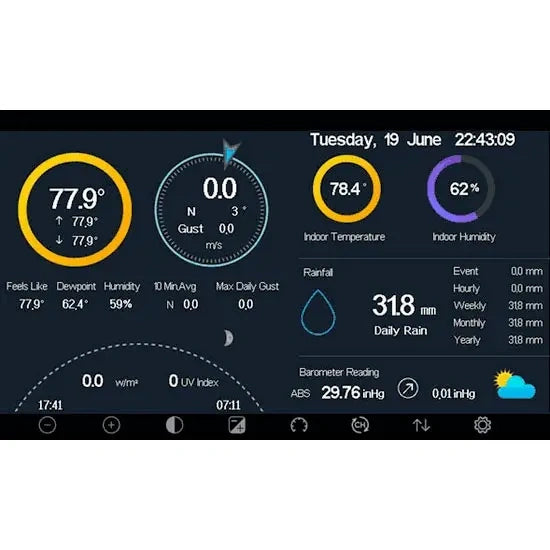 Ambient Weather WS-2000 Home Weather Station with Wi-Fi Remote Monitoring and Alerts - WeatherShack