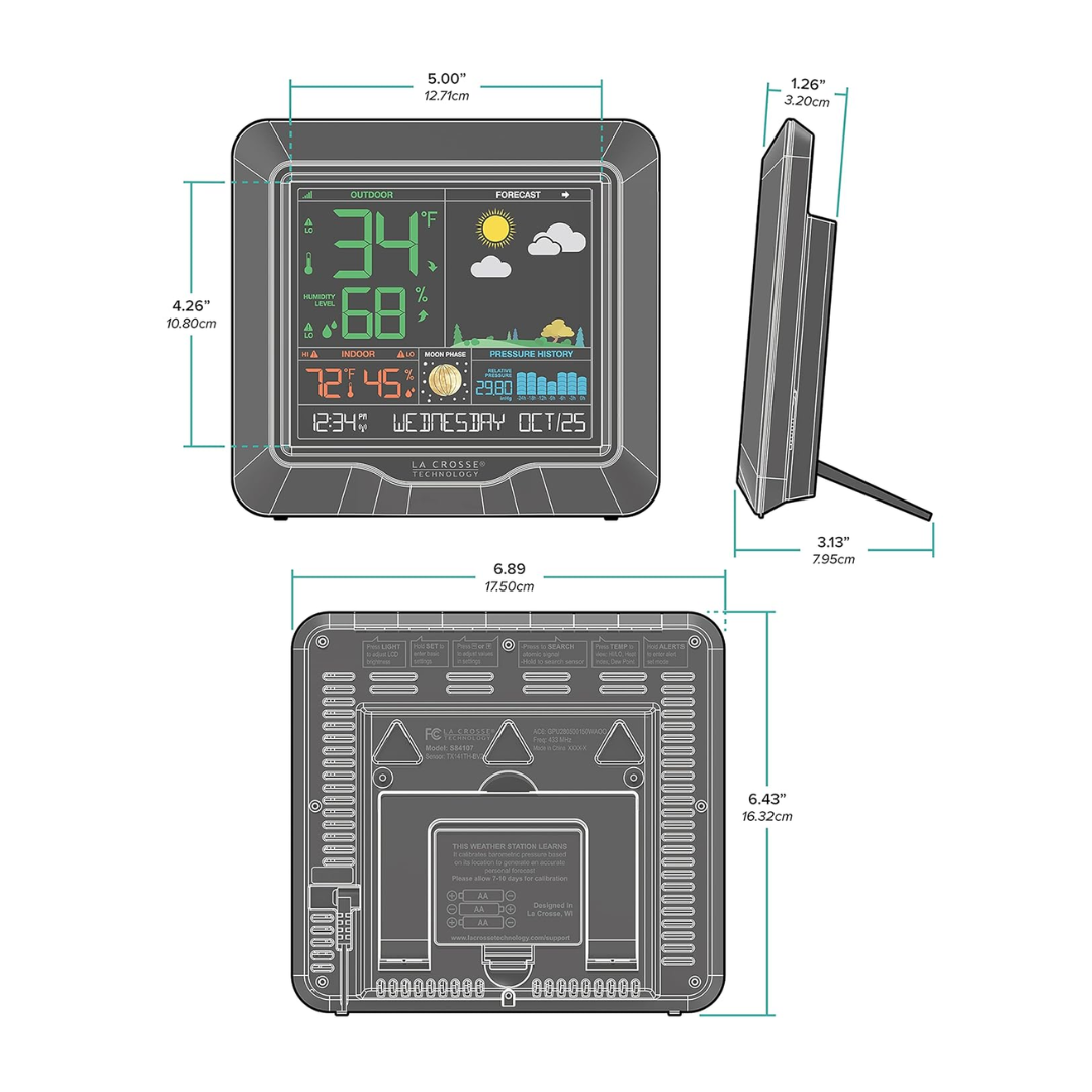 La Crosse Technology Wireless Color Forecast Station - Weathershack