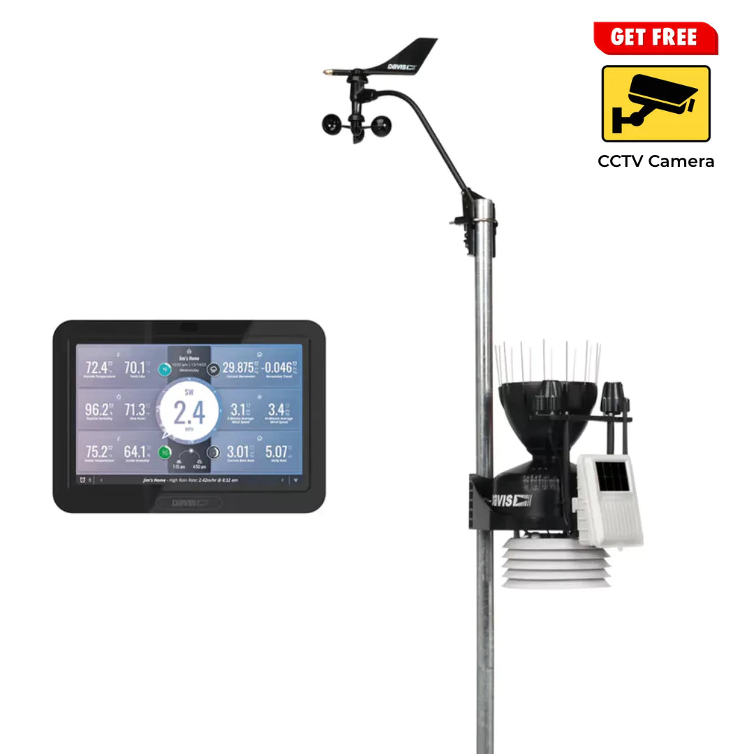 Davis Wireless Vantage Pro2 Plus Weather Station with WeatherLink Console and free CCTV camera offer