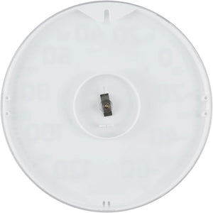 La crosse technology 8 inch round dial thermometer back side