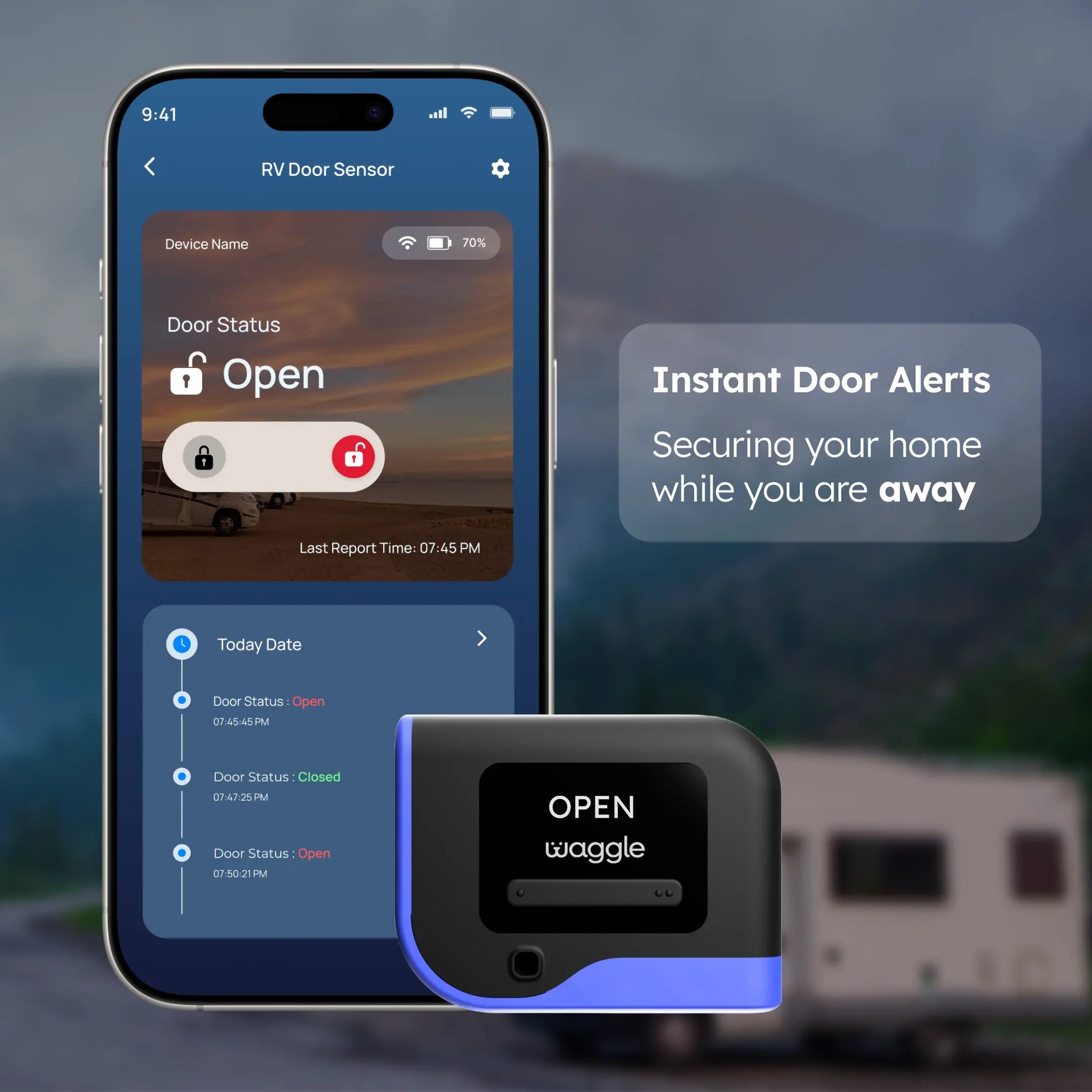 Smart Home Safety Door Sensor - Weathershack