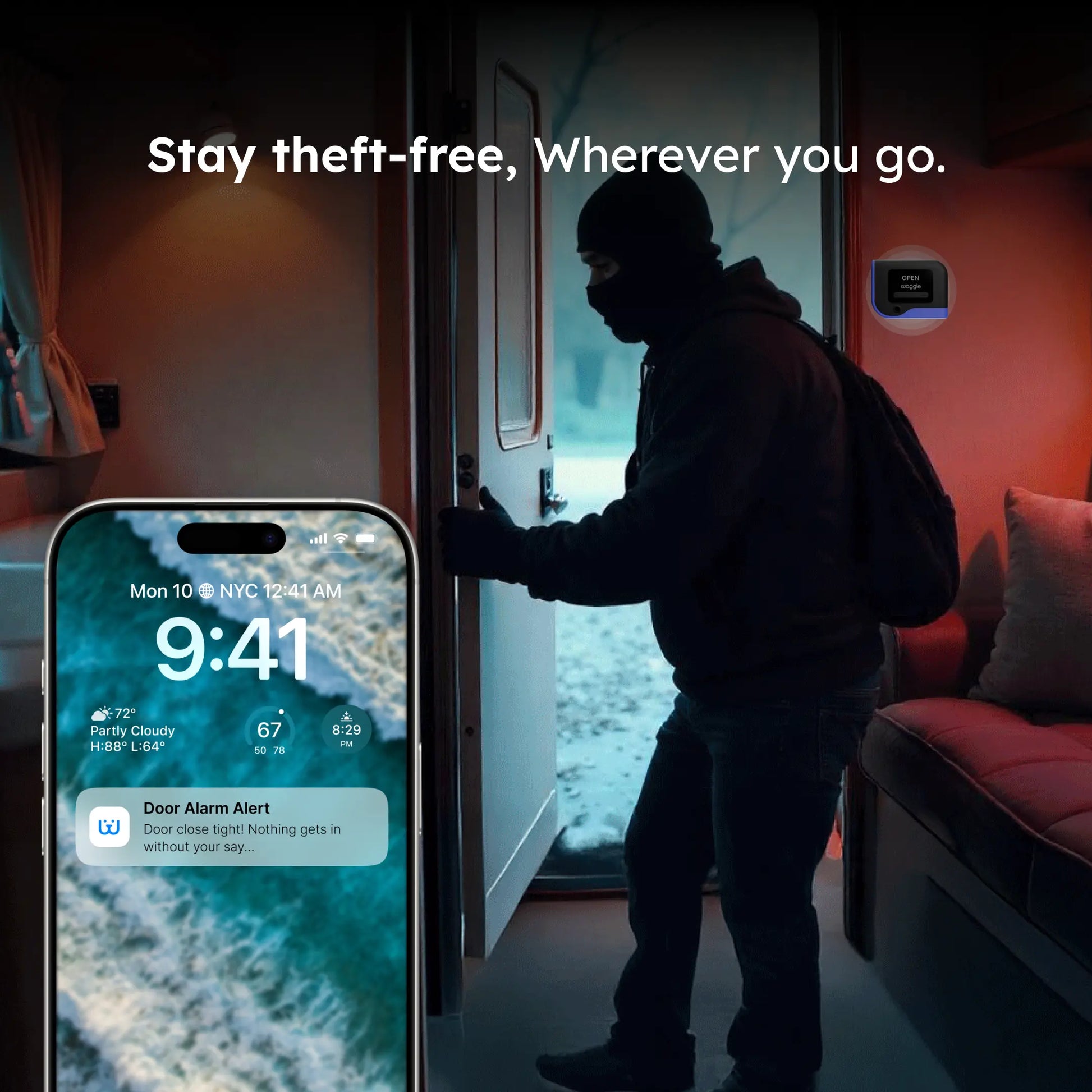 Smart Home Safety Door Sensor - Weathershack