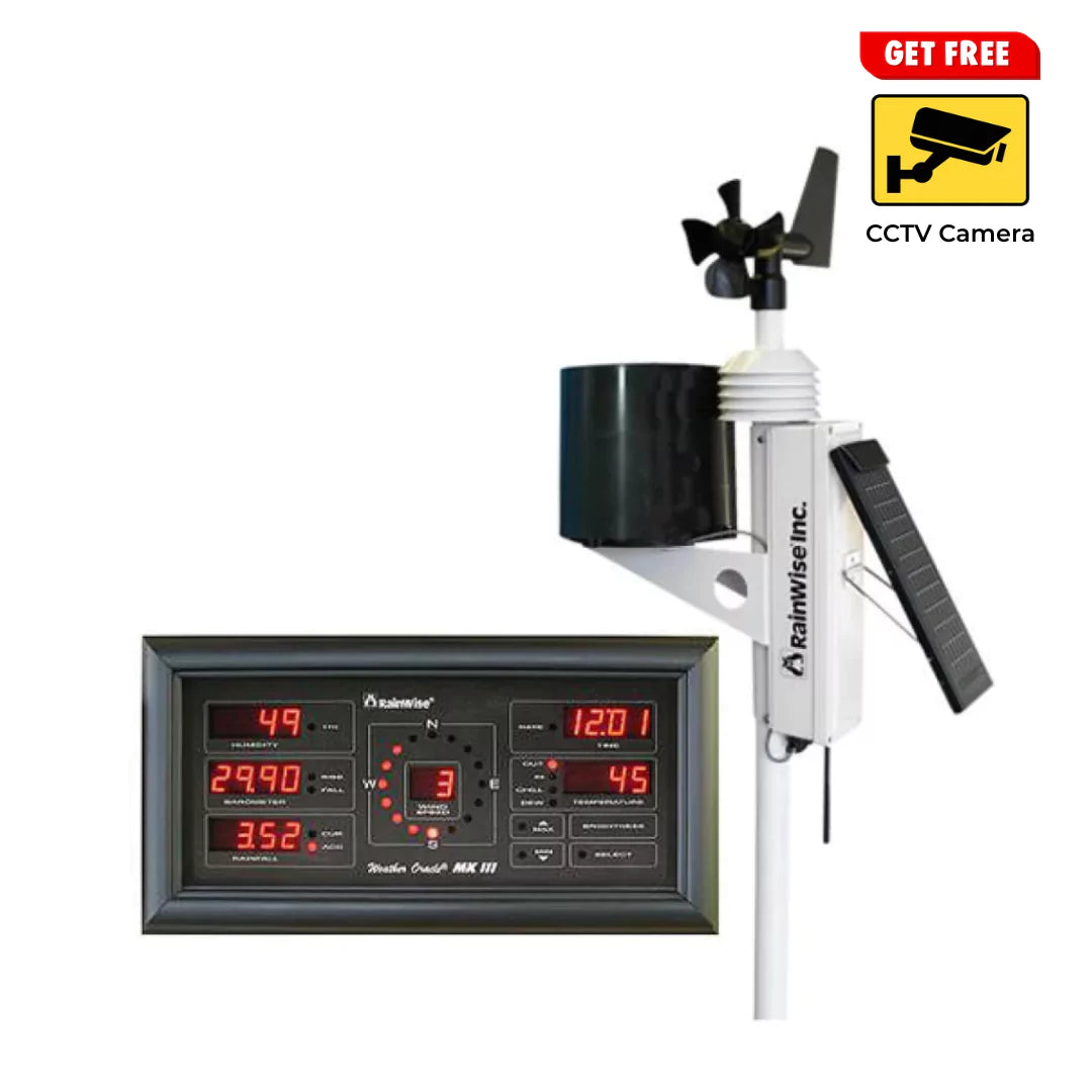Rainwise MK3 weather station with with display