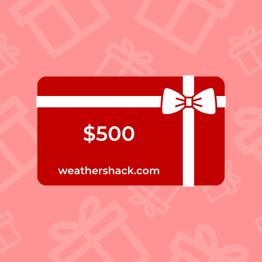 WEATHERSHACK E-GIFT CARDS - Weathershack