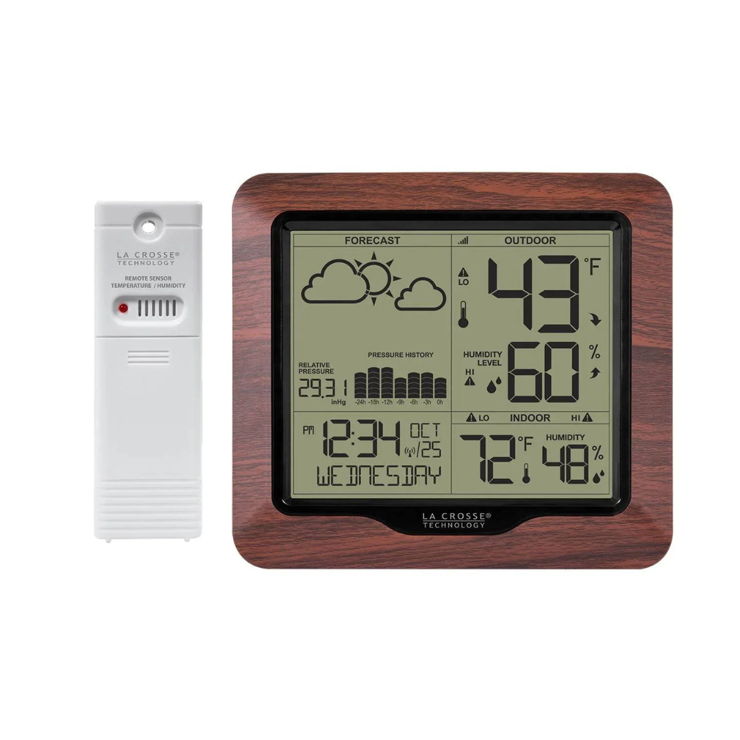 La Crosse Technology Weather Station with Forecast and Atomic Time - Weathershack