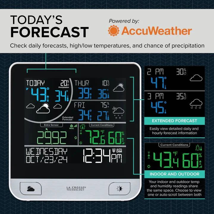 La Crosse Technology - V15 Wi-Fi Multi-Day Forecast Station (V15) - Weathershack