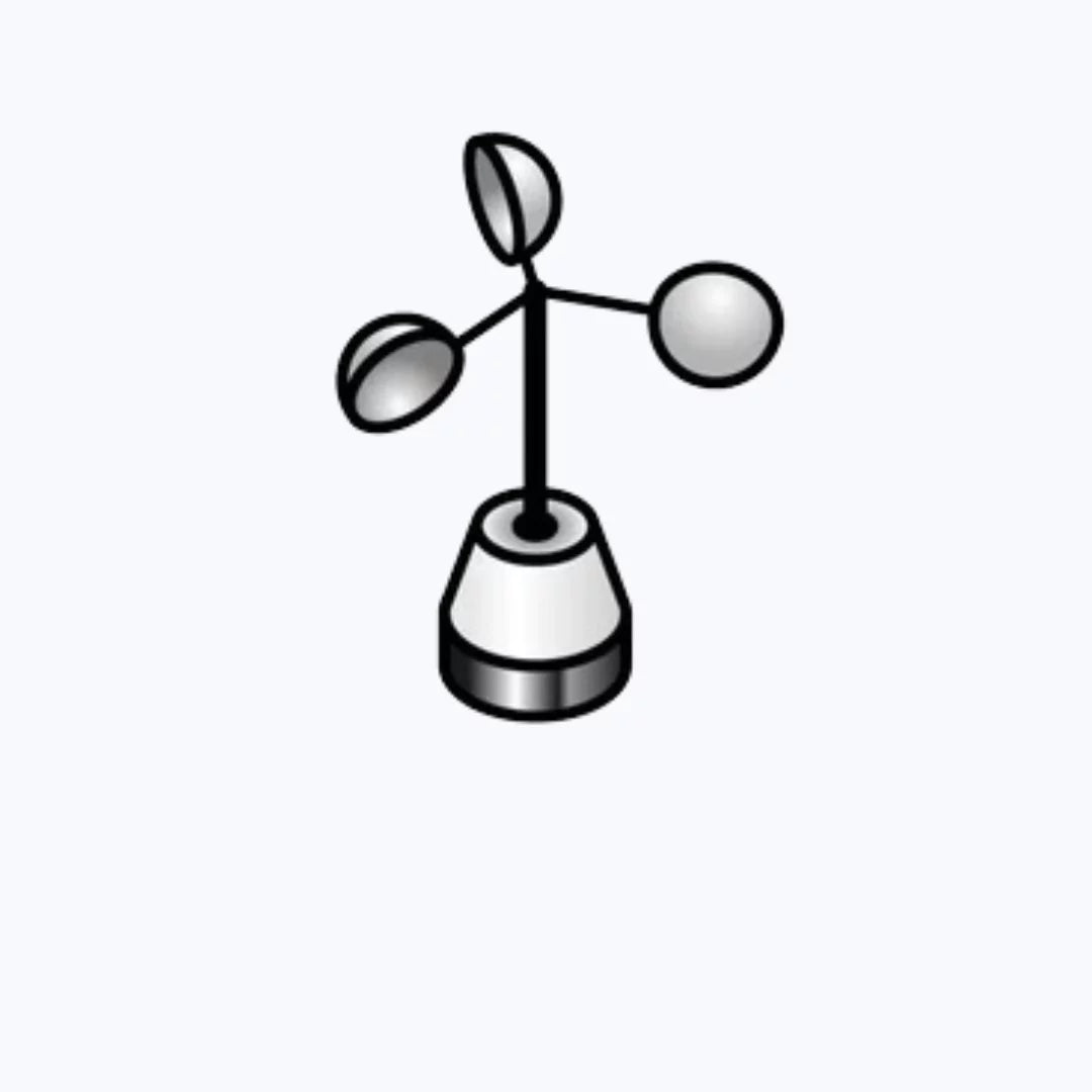 Weather stations with wind speed