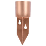 Copper Cup Deck Mount for World's Coolest Rain Gauge - Weathershack
