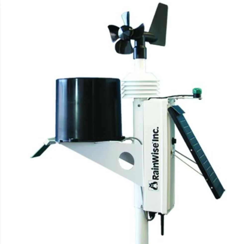 Rainwise AgroMET-MB Commercial Station with Agricultural Specific Sensors close up view