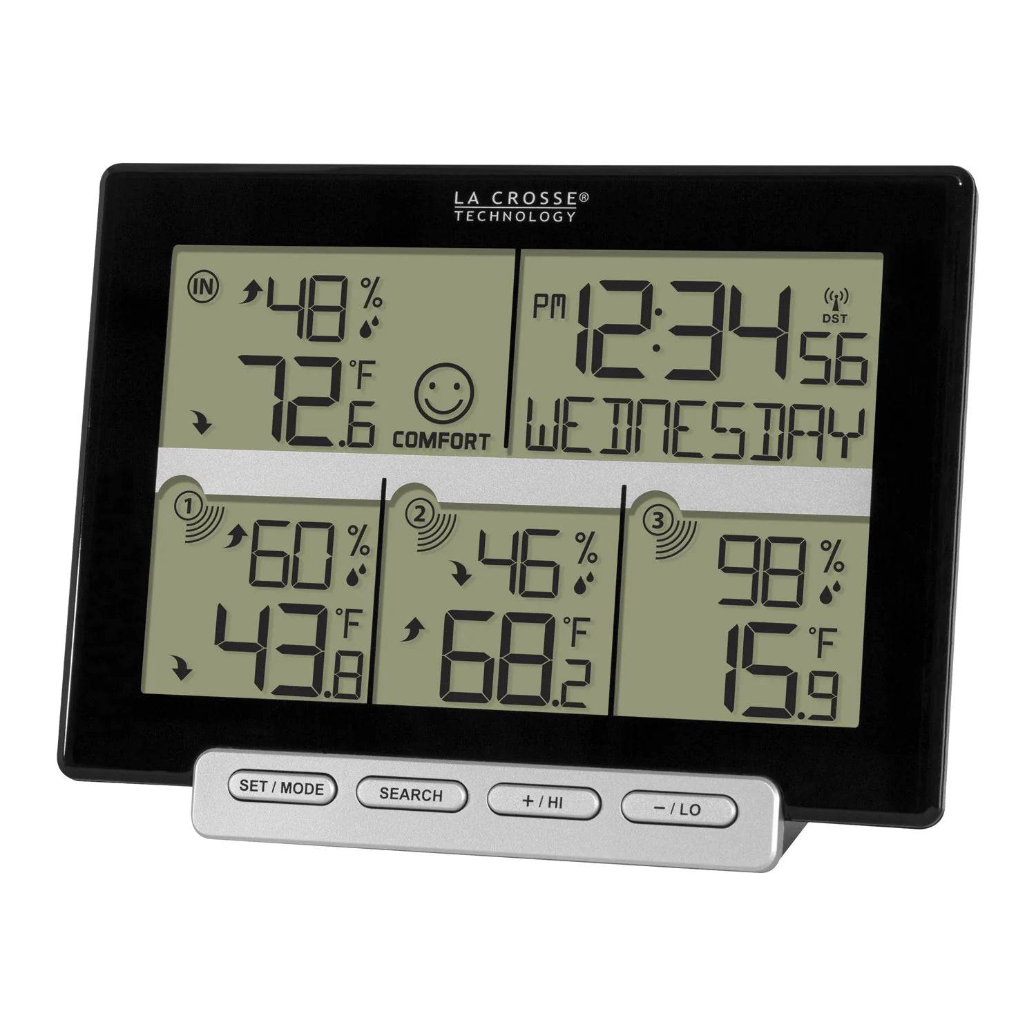 La Crosse Technology Weather Station with Multiple Location Monitoring with 3 sensors included - Weathershack