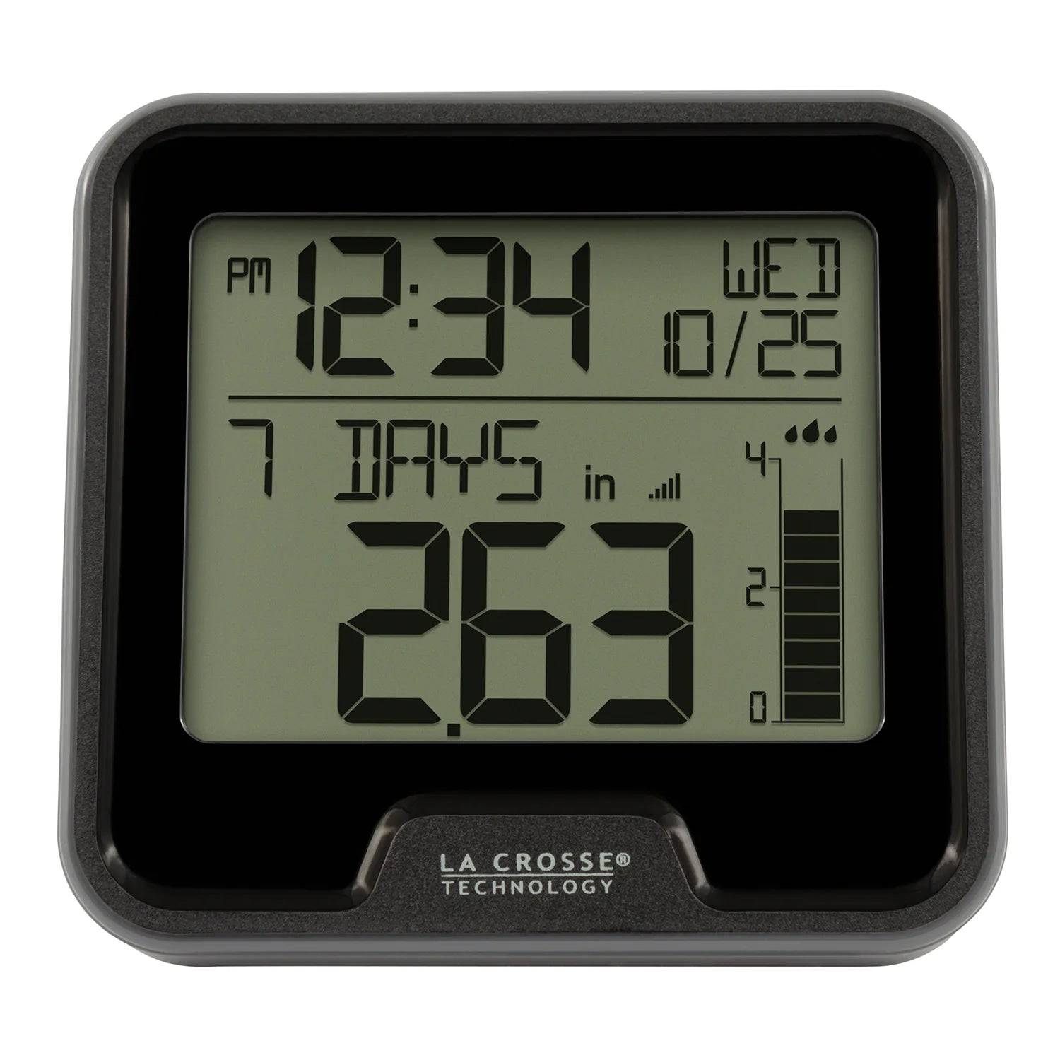 La Crosse Technology - Digital Rain Gauge with Indoor Temperature (724-1409V2) +La Crosse Technology - 911-65557 Battery Tester - Weathershack
