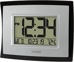 La Crosse Technology Digital Wall Clock with Indoor Temp and Calendar - Weathershack