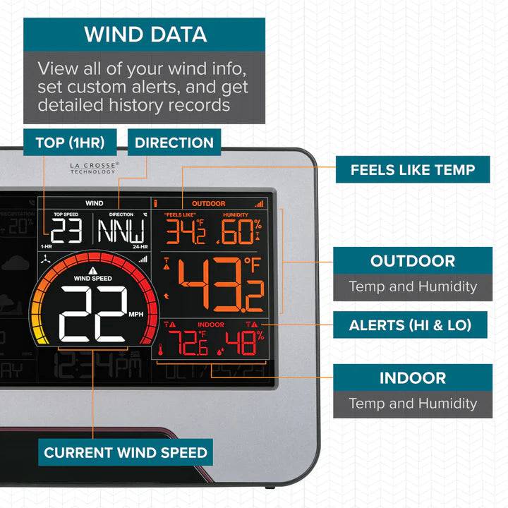 La Crosse technology V23 Wi-Fi Color Wind Speed and Weather System - Weathershack