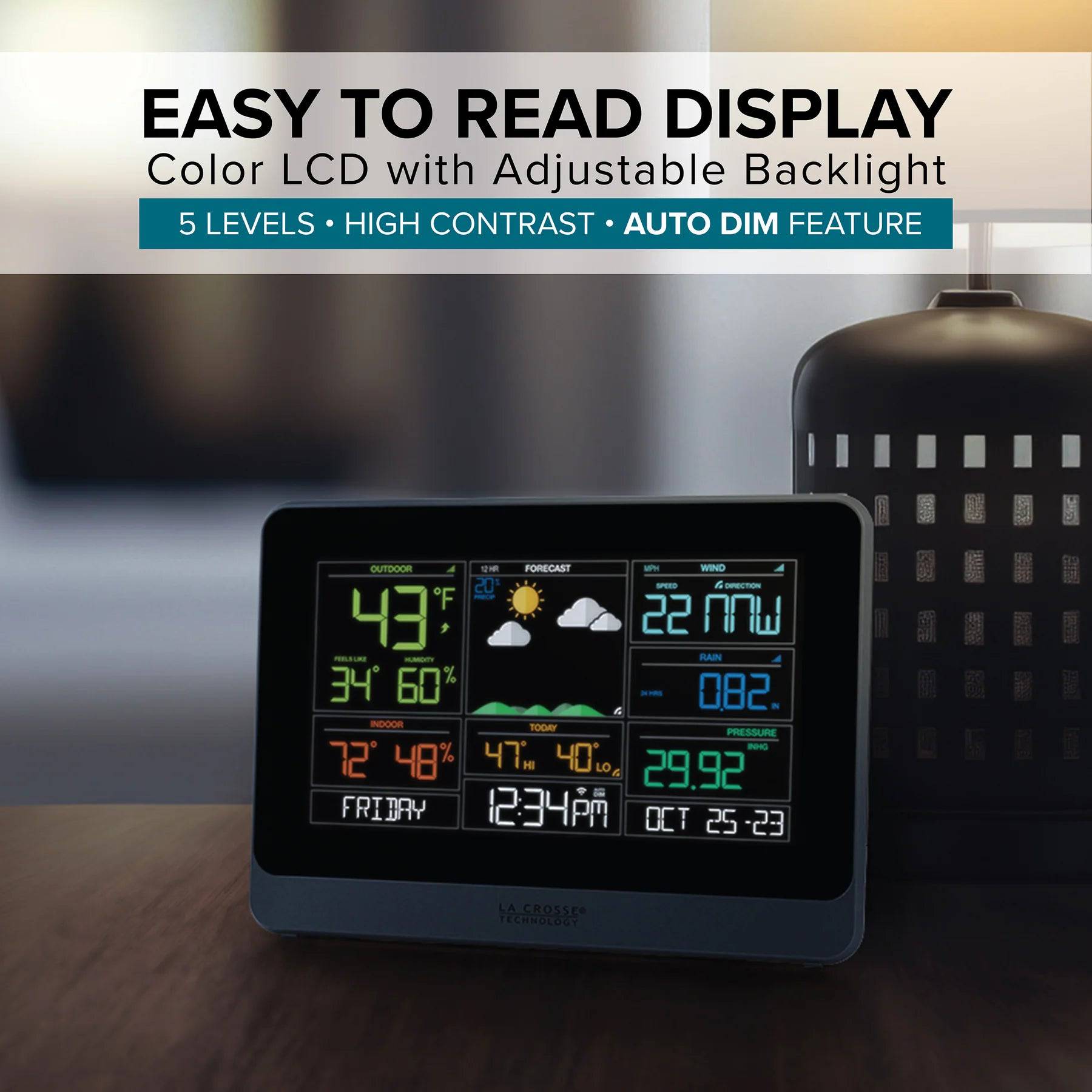 La Crosse Technology Wi-Fi Professional Weather Station with AccuWeather Forecast - Weathershack