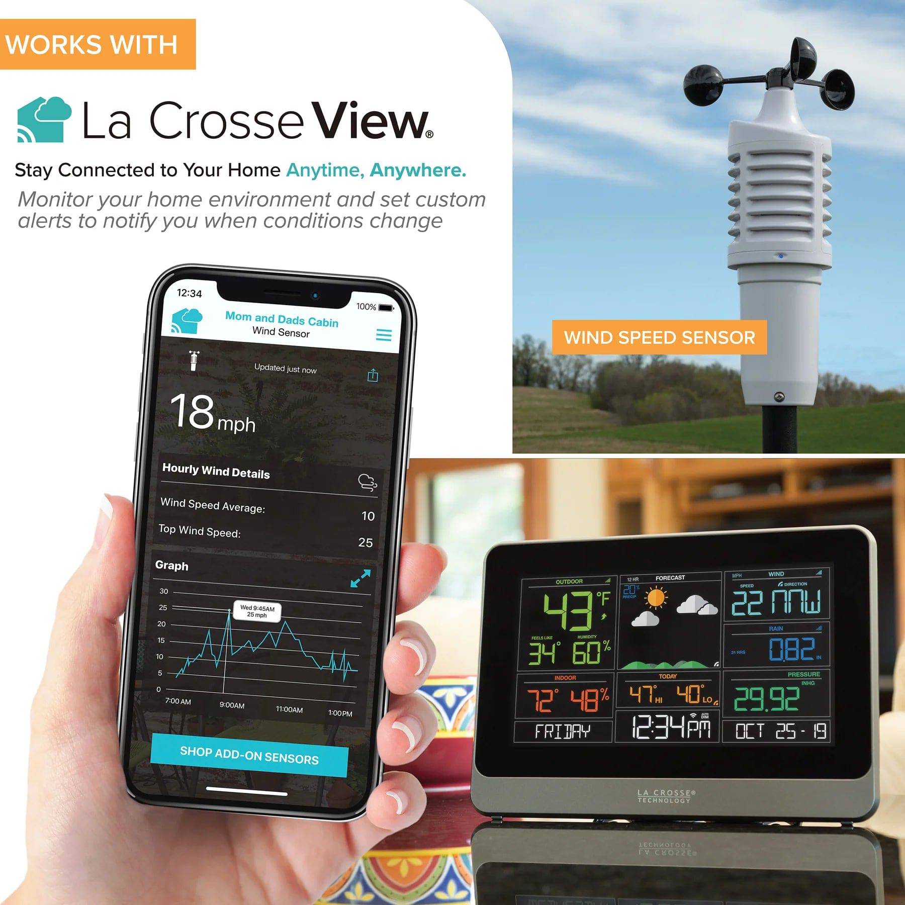 La Crosse Technology Wi-Fi Professional Weather Station with AccuWeather Forecast - Weathershack