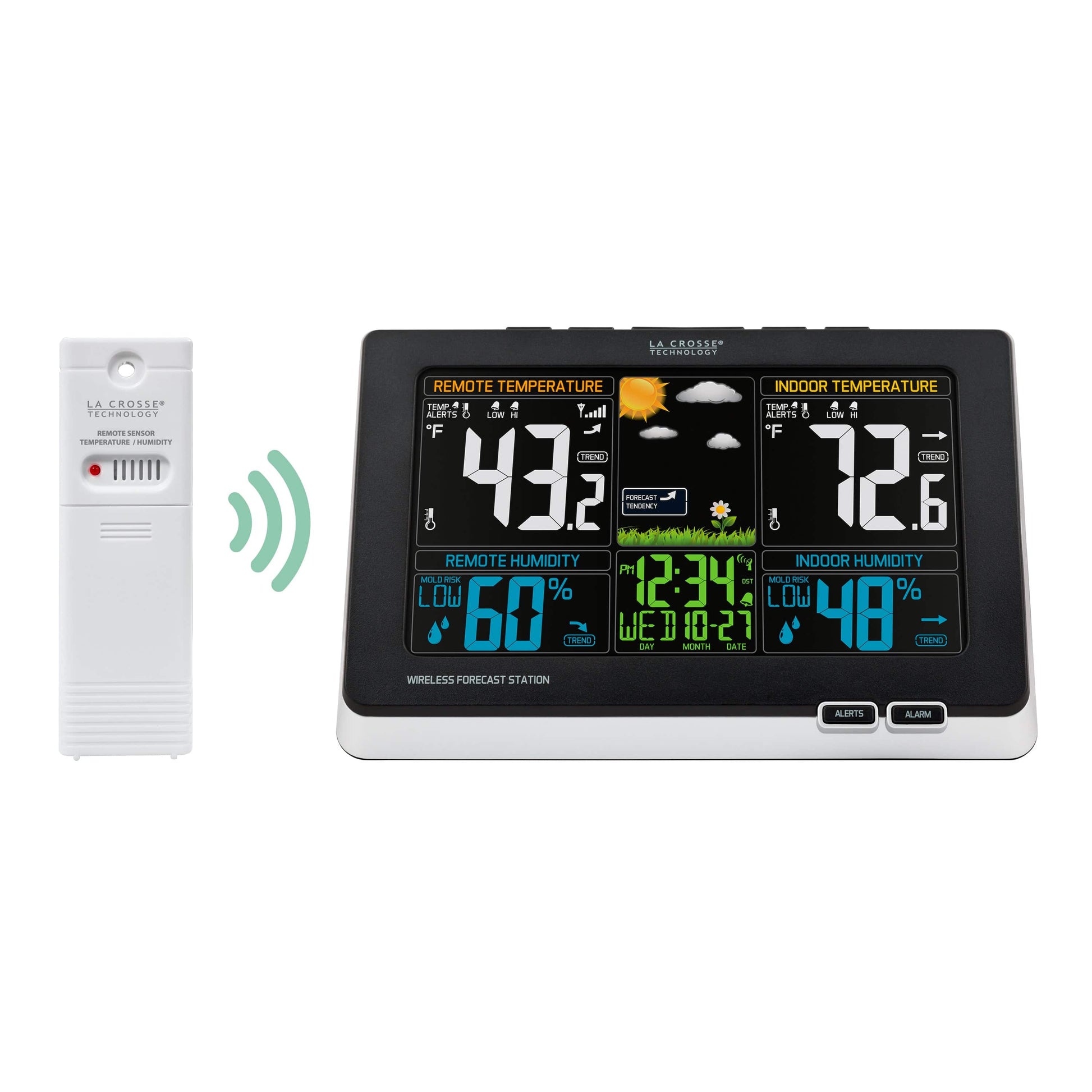 La Crosse Technology Wireless Color Weather Station with Risk Indicator - Weathershack
