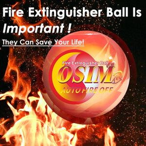 Portable Automatic Fire Extinguisher Ball with Bracket and Hook, Fire Types ABCEF (1.1Lb,0.5in diam) - Weathershack