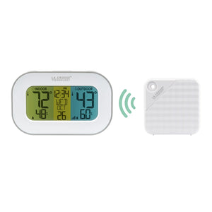 La Crosse Technology Wireless Temperature and Humidity Station with Tri-Color LCD - Weathershack