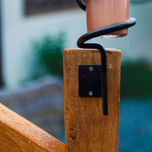 Fence Mount Rain Gauge Angle Bracket Holder For Wood - Weathershack