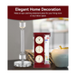 Lily's Home Analog Weather Station, with Galileo Thermometer (6" L x 2" W x 12" H) - Gold - Weathershack