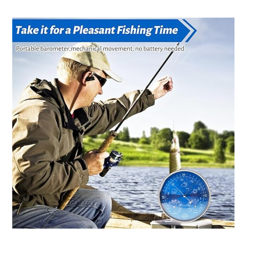 3-in-1 All-Season Wall Hanging Thermometer, Barometer, Hygrometer | - Weathershack