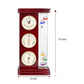 Lily's Home Analog Weather Station, with Galileo Thermometer (6" L x 2" W x 12" H) - Gold - Weathershack