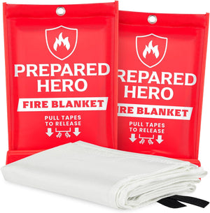Fire Emergency Blanket for Home, Kitchen and Outdoor - 40” x 40” - Weathershack