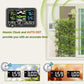 DreamSky weather station wireless indoor outdoor thermometer with digital atomic clock, large display with adjustable backlight, USB port, and inside/outside temperature & humidity monitor - Weathershack