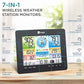 Logia 18-in-1 Wi-Fi Weather Station with 7-in-1 Solar Sensor Array, Temperature Humidity Wind Speed/Direction Rain UV & More, Wireless Color Console w/Forecast Data, Alarm, Alerts - Weathershack