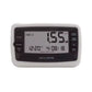 Close-up of Acurite digital rain gauge display showing rainfall measurement