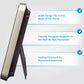 Acurite weather forecasting display sideview with folding kickstand for placement anywhere