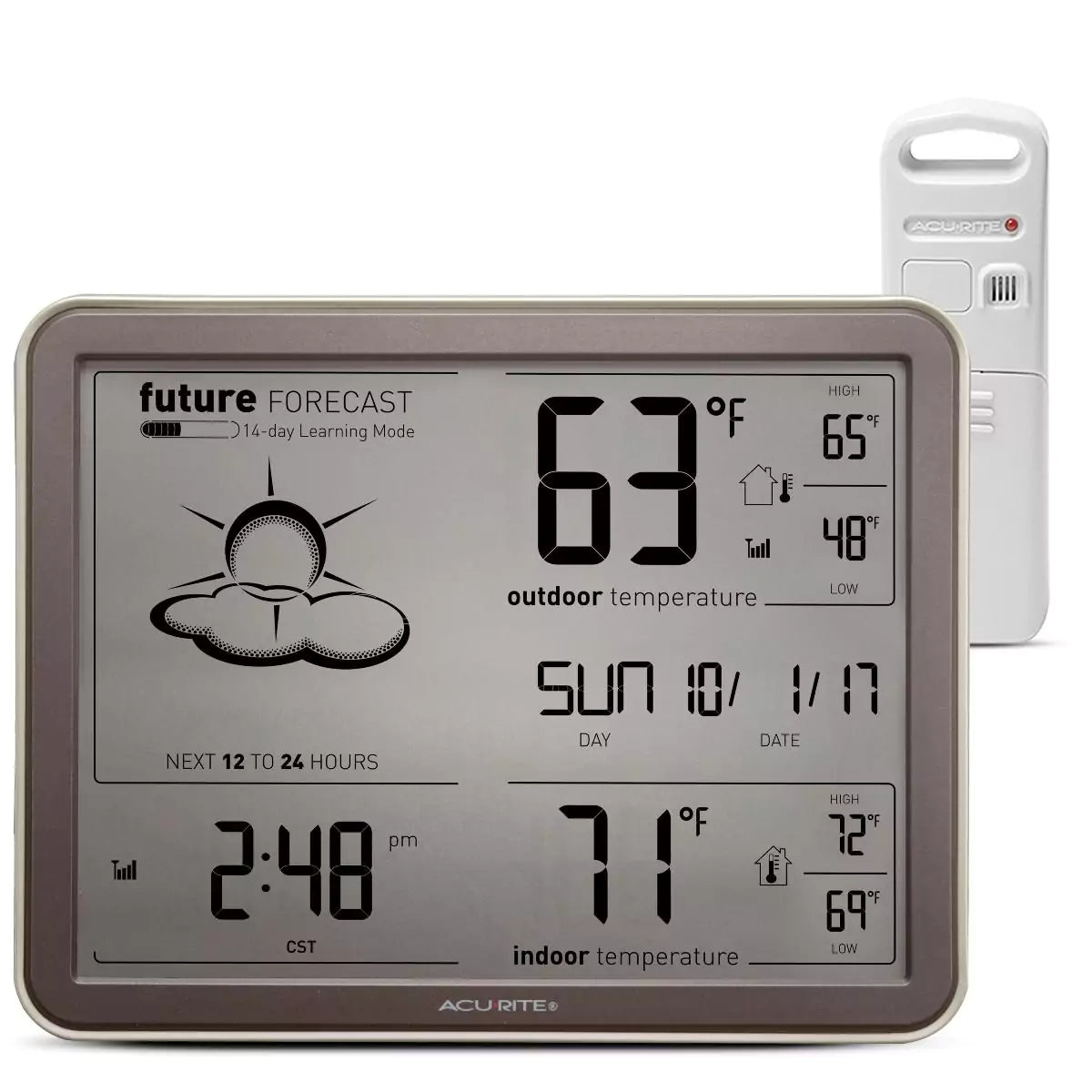 Acurite future forecast self learning mode with large display