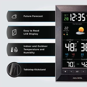 acurite weather station monitoring display features