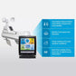 Acurite 5-in-1 weather station with sensor with features displayed