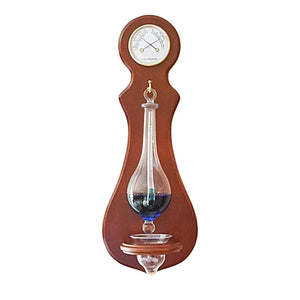 Ambient Weather BA212 Wall Mounted Weather Station with Thermometer, Hygrometer, and Barometer - Cherry Finish - Weathershack