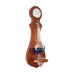 Ambient Weather BA212 Wall Mounted Weather Station with Thermometer, Hygrometer, and Barometer - Cherry Finish - Weathershack