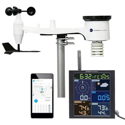 Ambient Weather WiFi Weather Station w/Remote Monitoring & Ambient Weather Network Access - WS-1965 - Weathershack