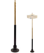 Jeffersonian Ground Mount (Living Finish Brass) - JGM1LFB - Weathershack