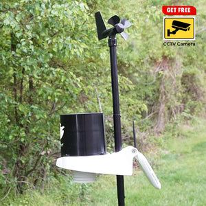 KestrelMet 6000 Wi-Fi Weather Station mounted on a pole outdoor