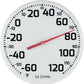 La Crosse Technology 8-Inch Round Analog Thermometer for Indoor and Outdoor weather monitoring 

